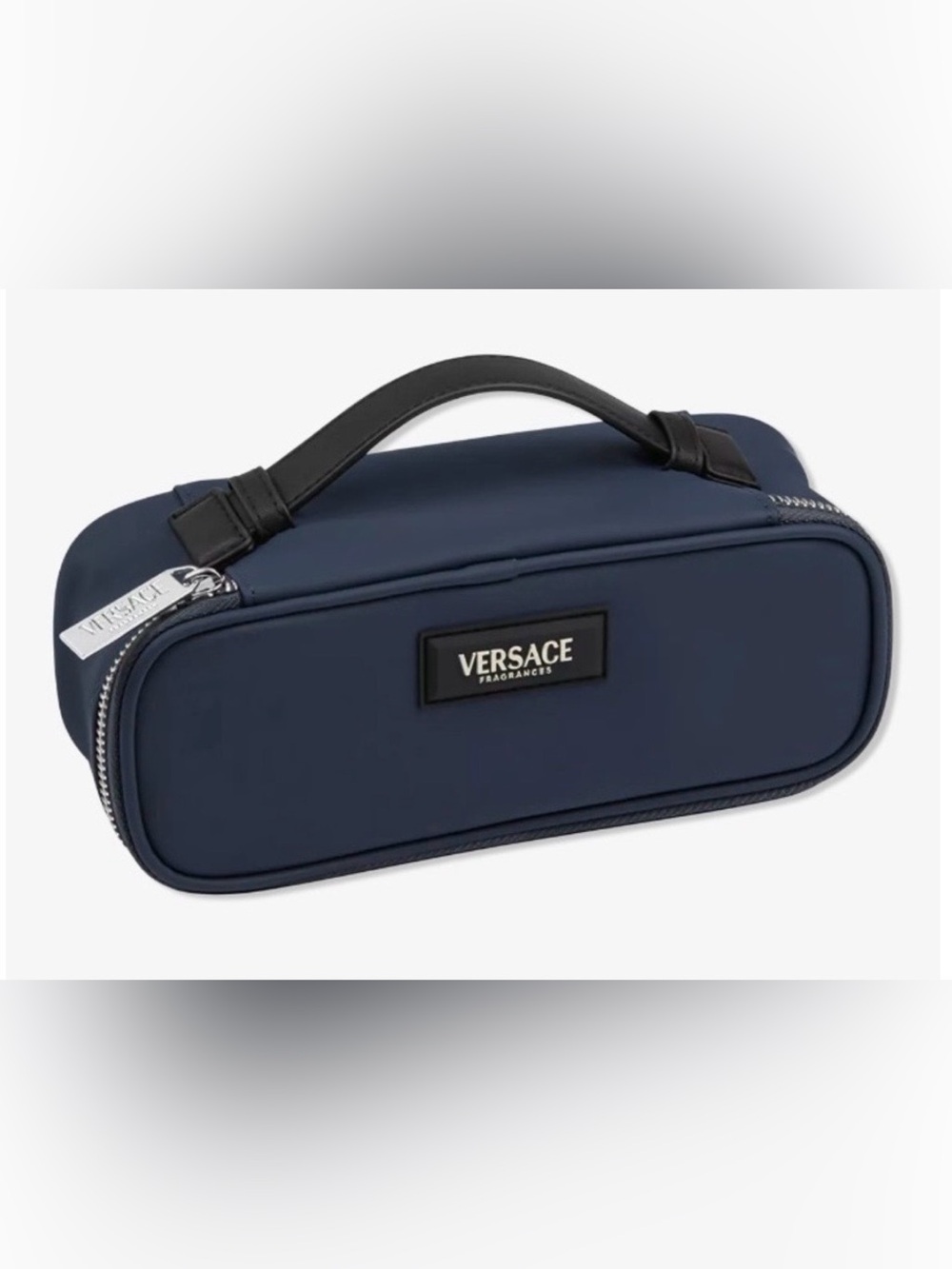 Versace Fragrances Men’s Navy Travel Toiletry Bag